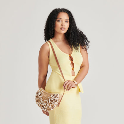 Dolce Vita Atrani Natural Raffia Crossbody
