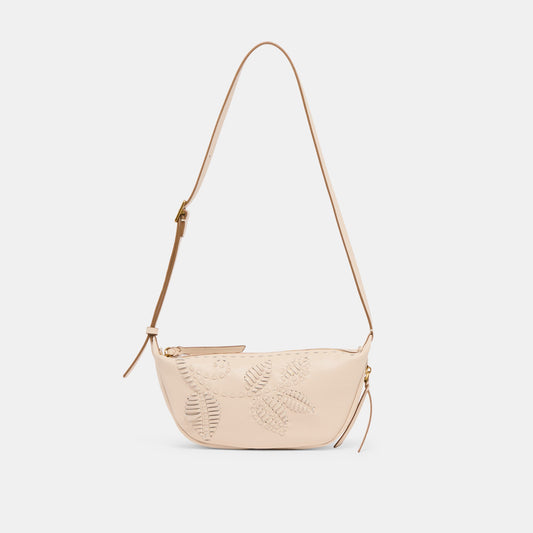 Dolce Vita Lipari Creme Leather Crossbody