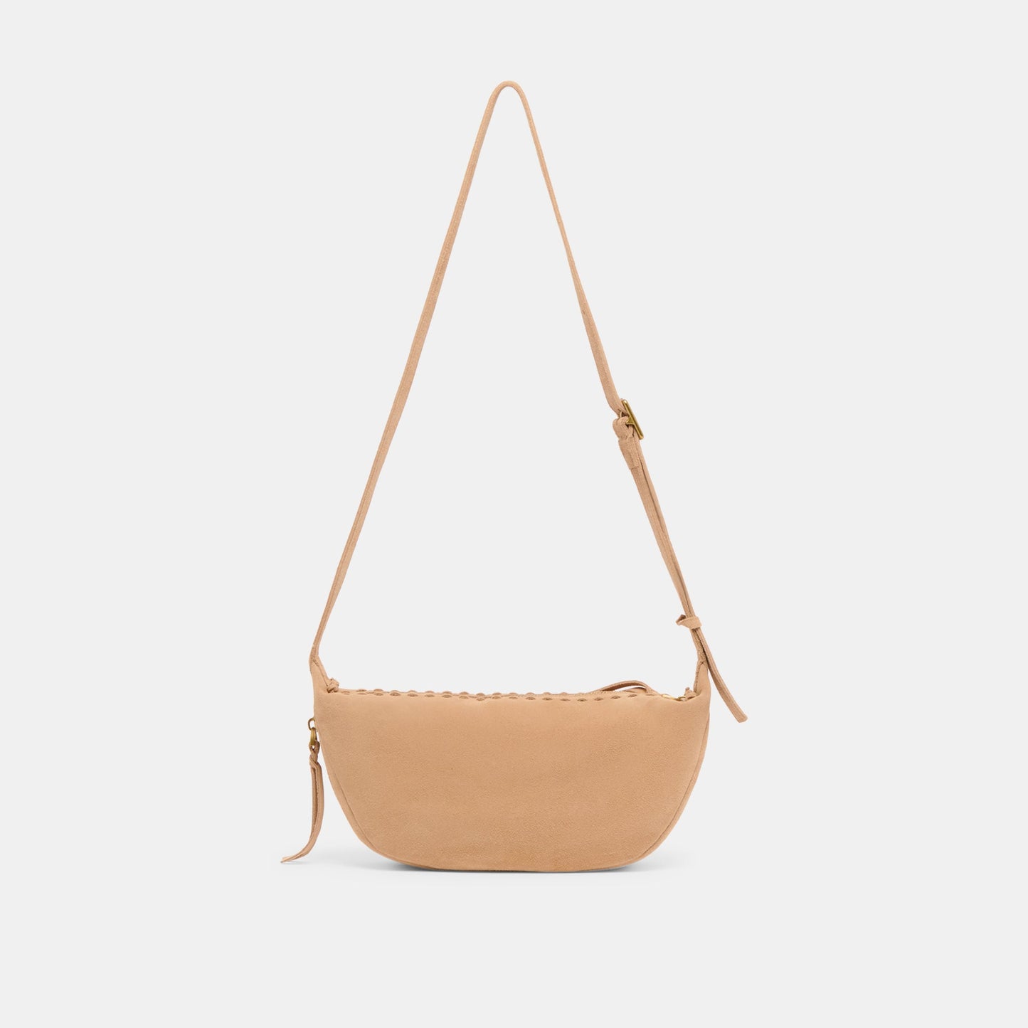 Dolce Vita Lipari Beige Suede Crossbody
