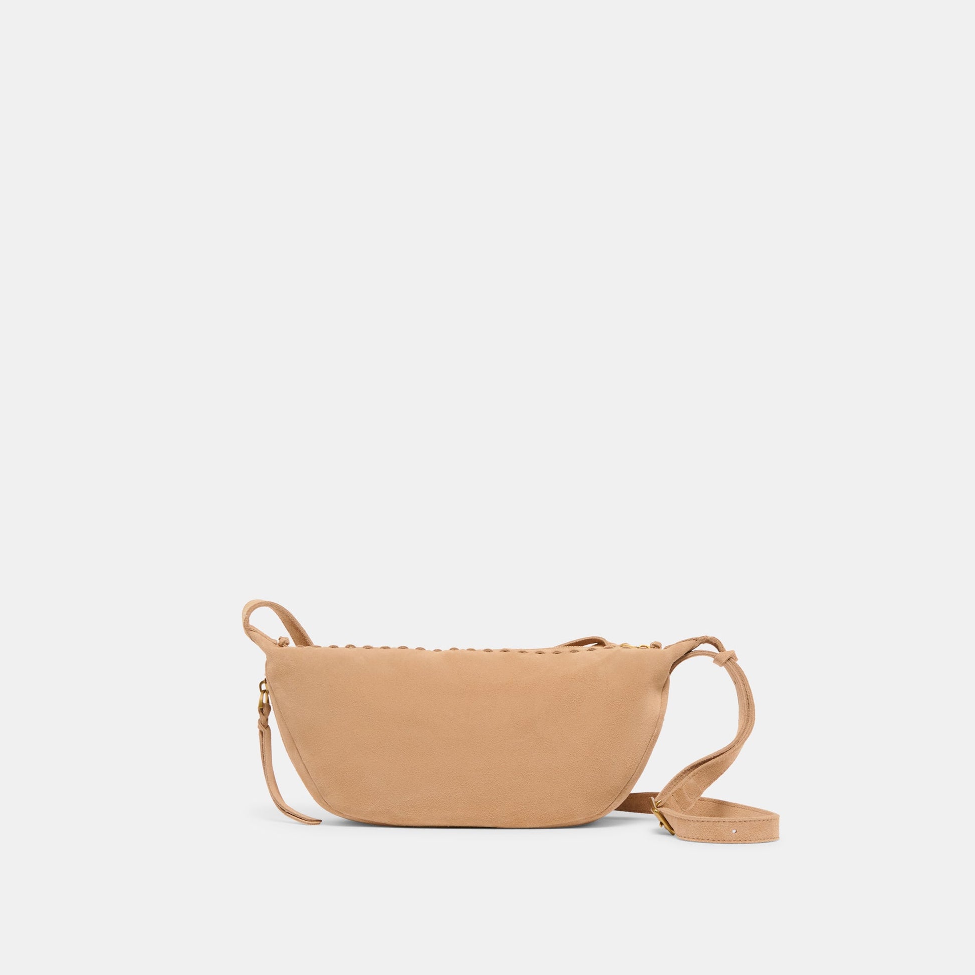 Dolce Vita Lipari Beige Suede Crossbody
