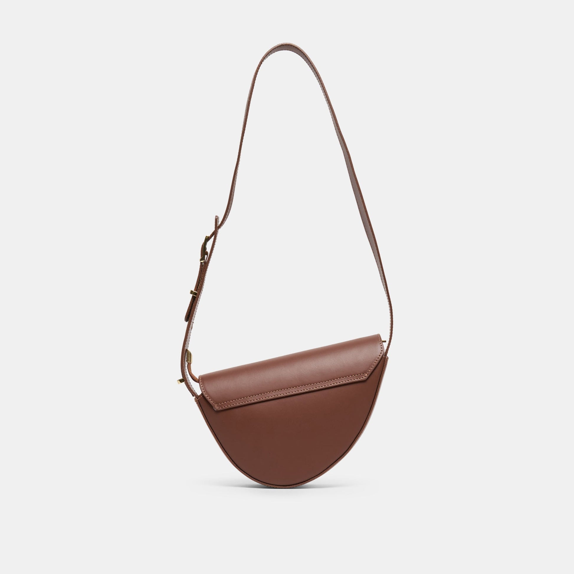 Dolce Vita Sabine Brown Leather Shoulder Bag
