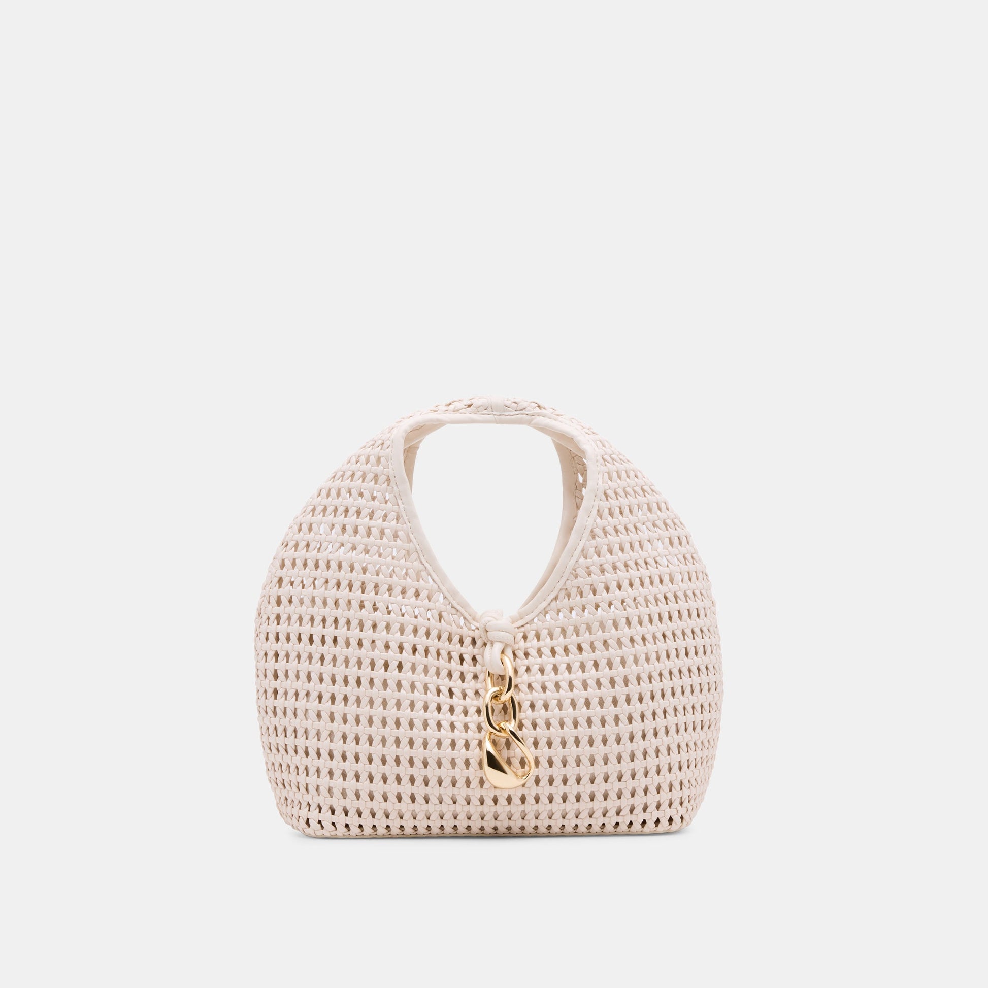 Dolce Vita Dahlia Ivory Stella Woven Handbag