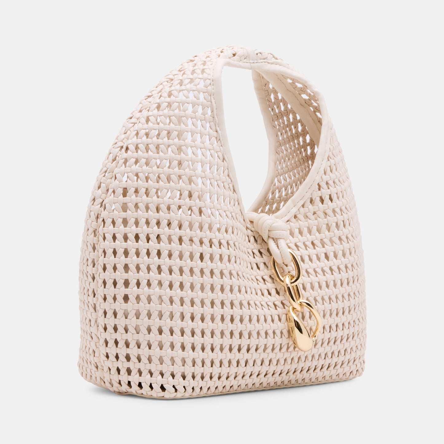 Dolce Vita Dahlia Ivory Stella Woven Handbag