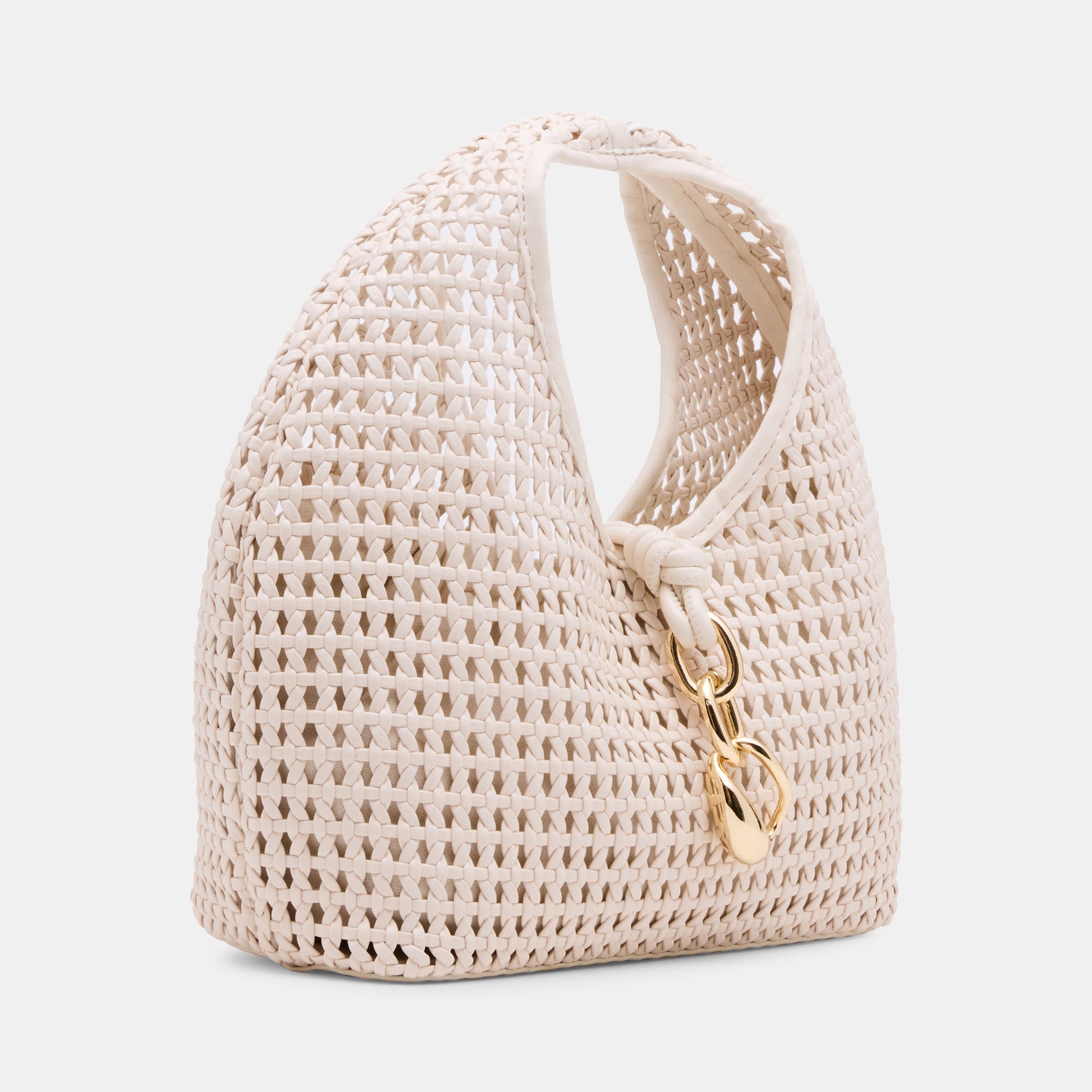Dolce Vita Dahlia Ivory Stella Woven Handbag