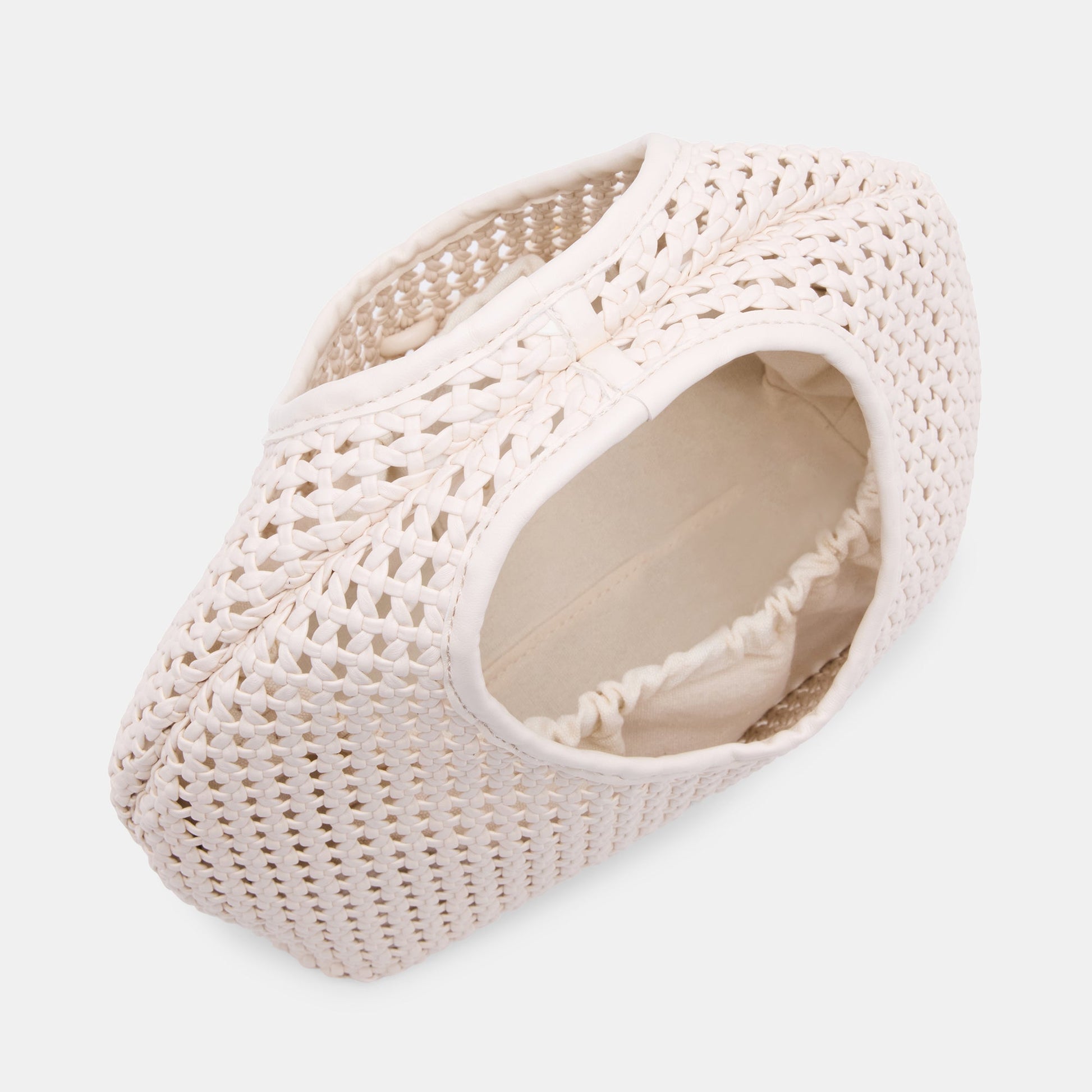 Dolce Vita Dahlia Ivory Stella Woven Handbag