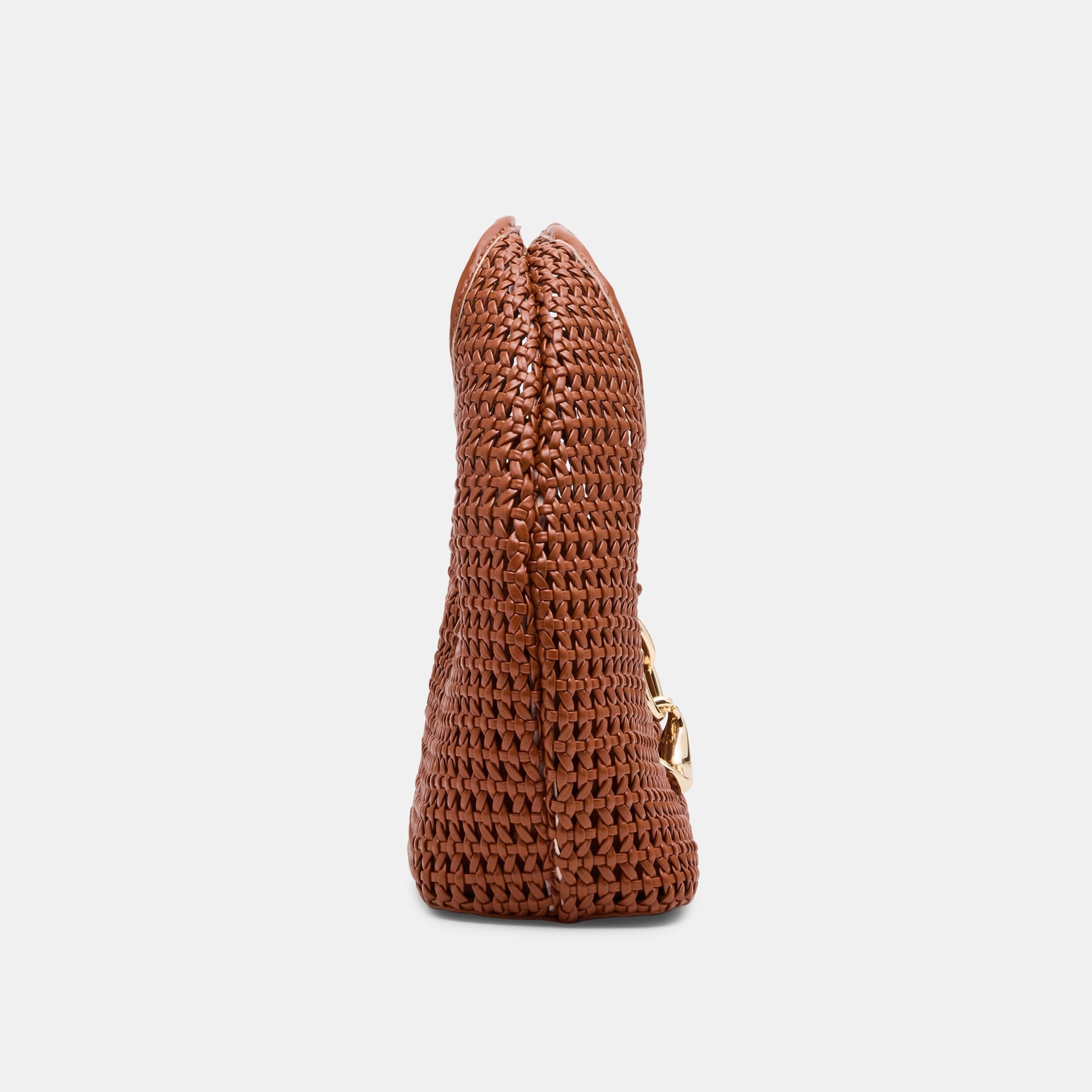 Dolce Vita Dahlia Cognac Stella Woven Handbag