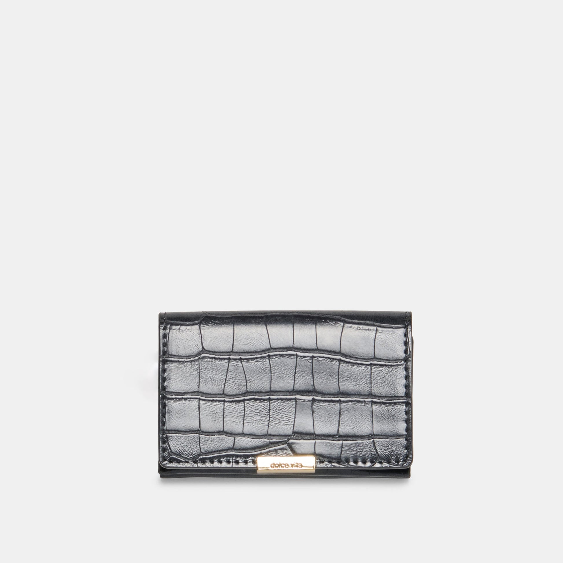 Dolce Vita Mini-Me Grey Croco Stella Wallet