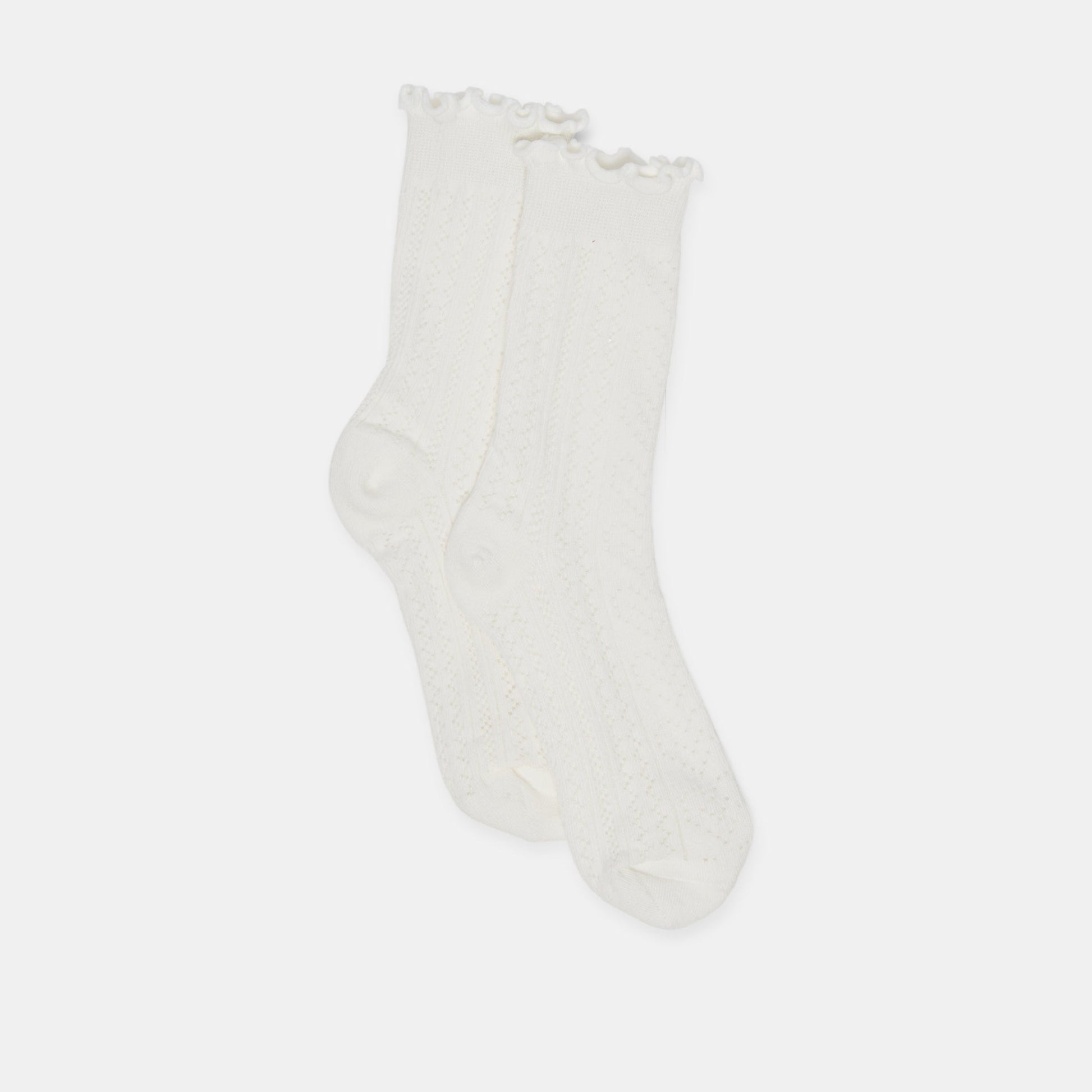 Dolce Vita POINTELLE SOCKS WHITE
