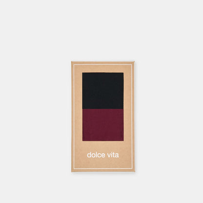Dolce Vita 2-Pack Cherry Black Solid Tights