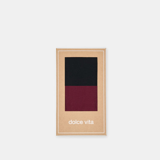 Dolce Vita 2-Pack Cherry Black Solid Tights