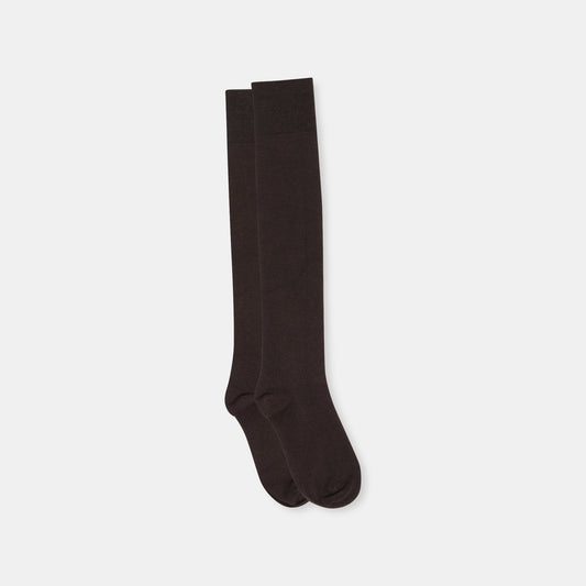 Dolce Vita Knee High Espresso Socks