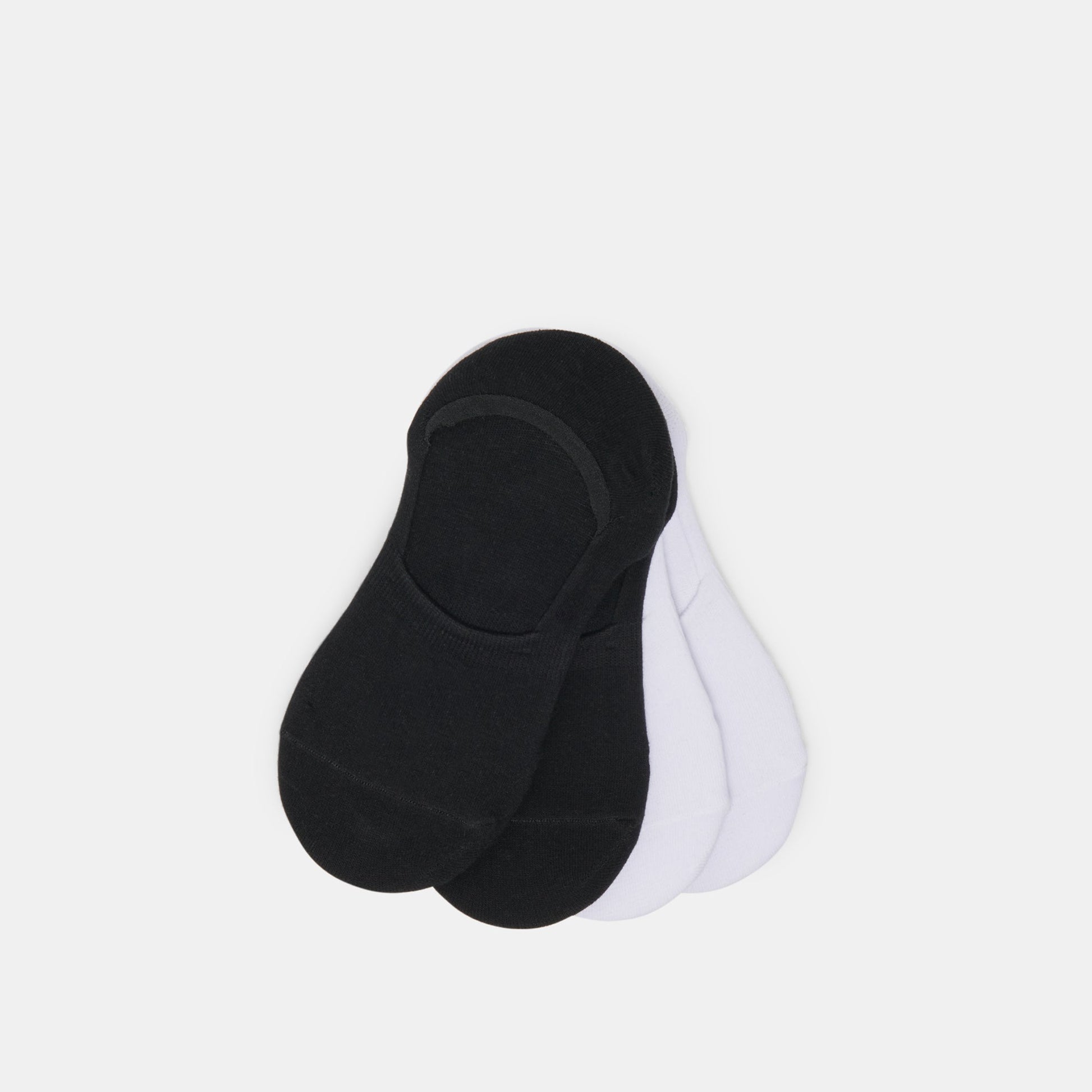 Dolce Vita 4 PACK NO SHOW SOCKS BLACK WHITE