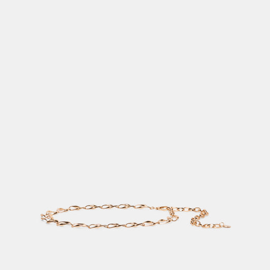 Dolce Vita Chain Link Gold Belt