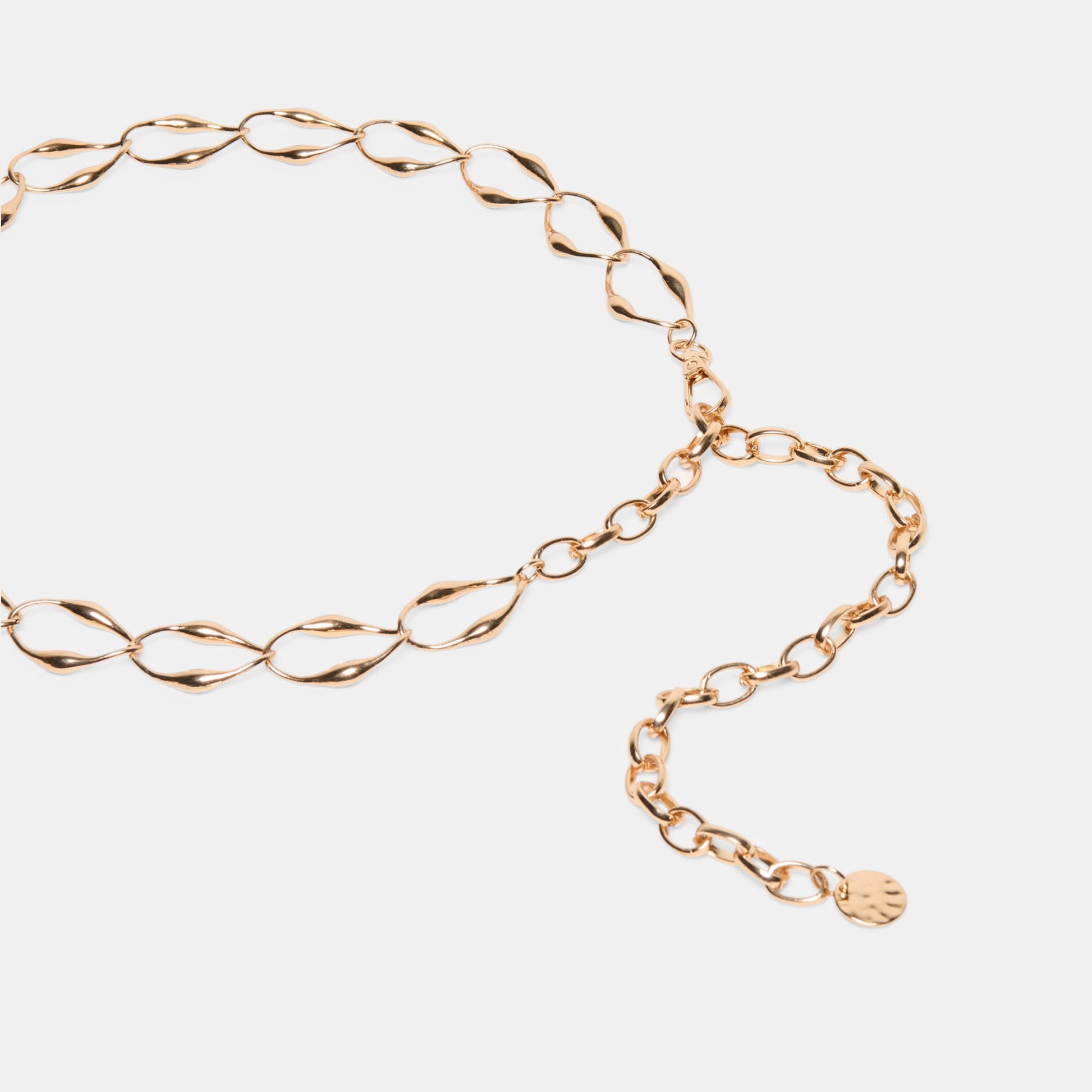 Dolce Vita Chain Link Gold Belt