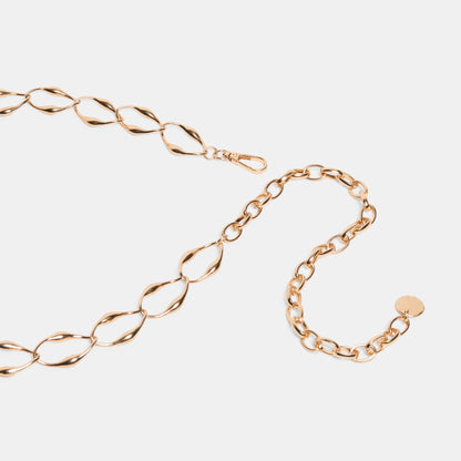 Dolce Vita Chain Link Gold Belt