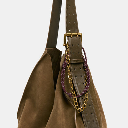 Dolce Vita Rope + Chain Burgundy Multi Bag Charm