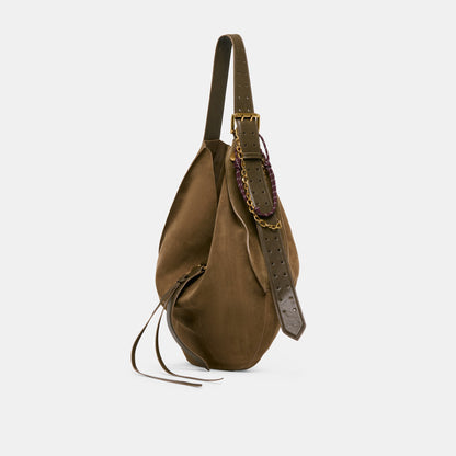 Dolce Vita Rope + Chain Burgundy Multi Bag Charm