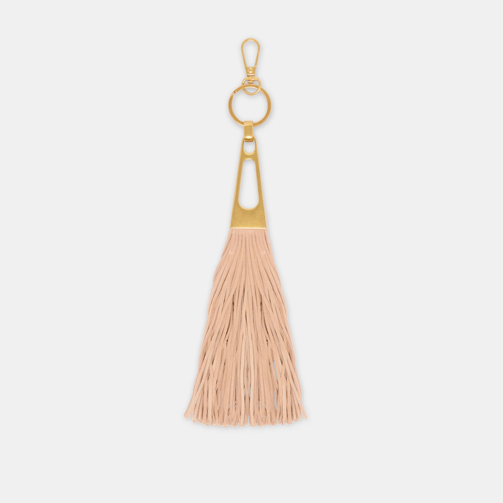 Dolce Vita Fringe Tassel Camel Bag Charm