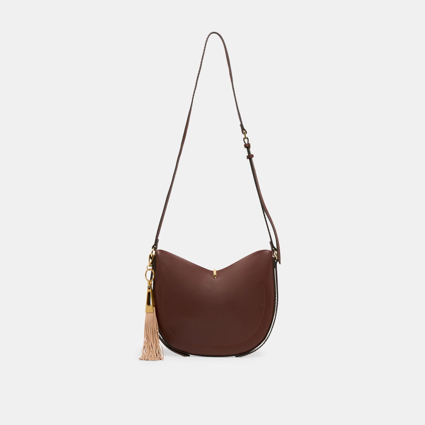 Dolce Vita Fringe Tassel Camel Bag Charm