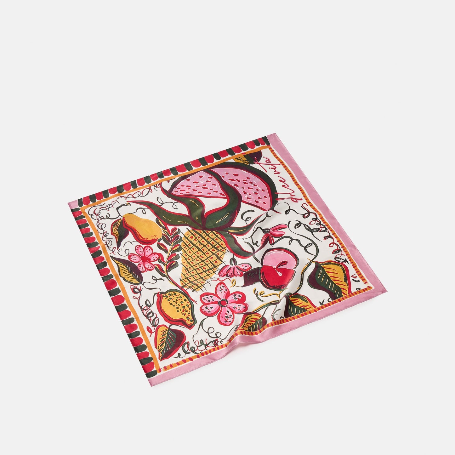 Dolce Vita Fruit Pink Multi Scarf