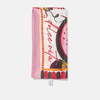 Dolce Vita Fruit Pink Multi Scarf