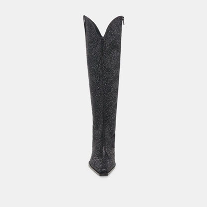 Dolce Vita ARIANA CRYSTAL BOOTS BLACK METALLIC CRYSTAL