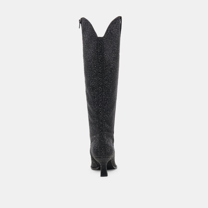 Dolce Vita ARIANA CRYSTAL BOOTS BLACK METALLIC CRYSTAL