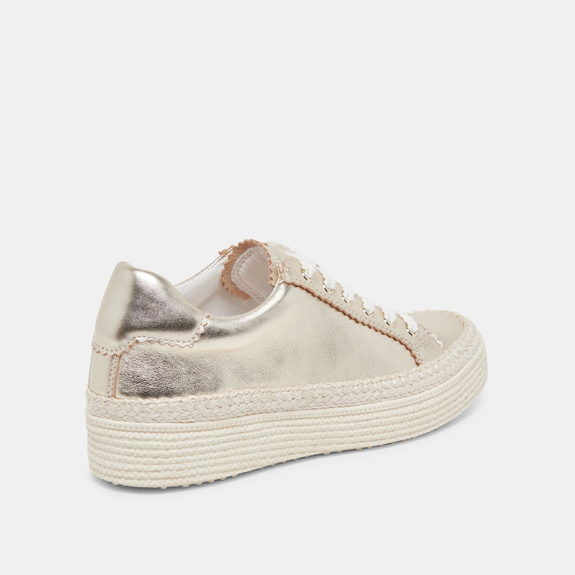 Dolce Vita LENNIX SNEAKERS LIGHT GOLD METALLIC LEATHER