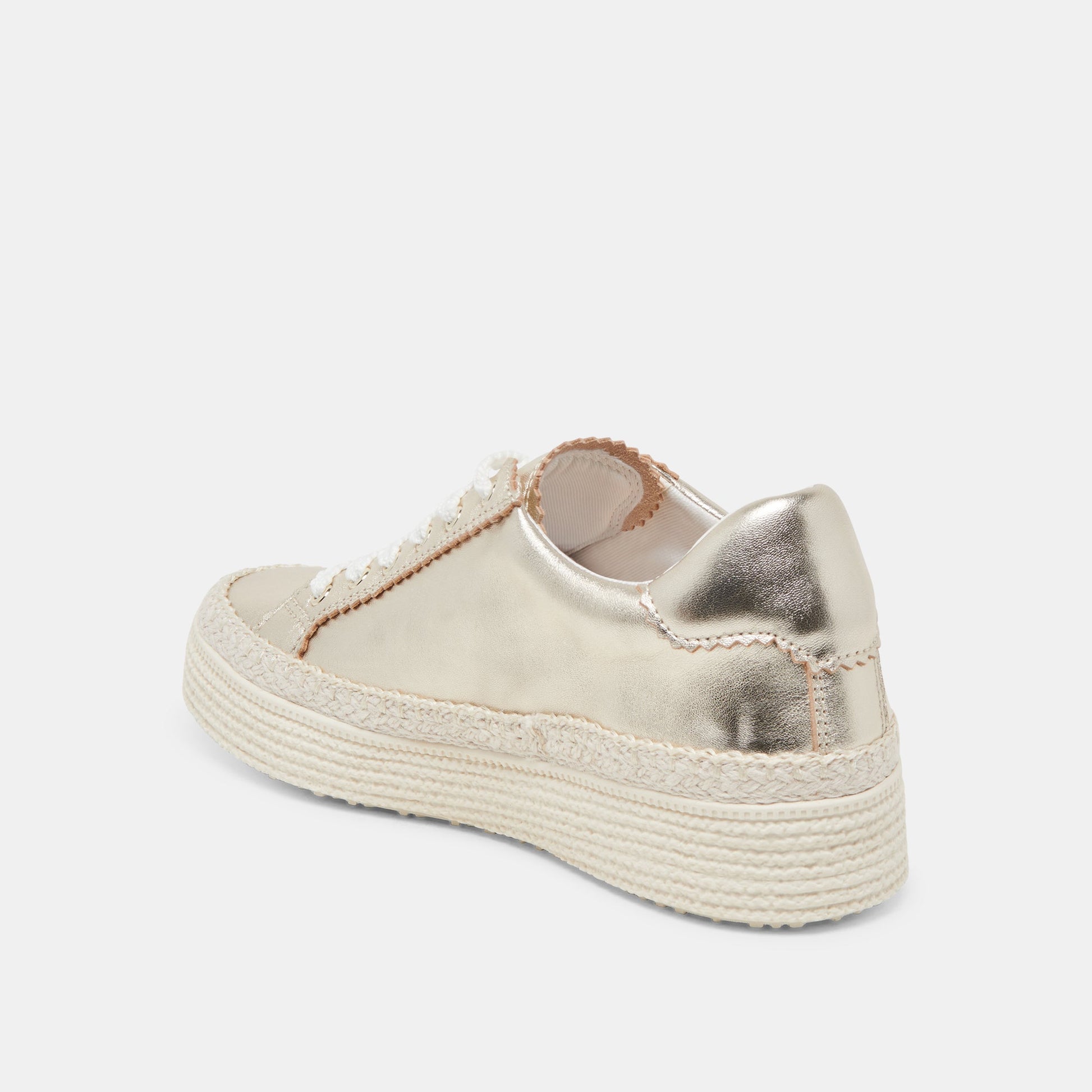 Dolce Vita LENNIX SNEAKERS LIGHT GOLD METALLIC LEATHER