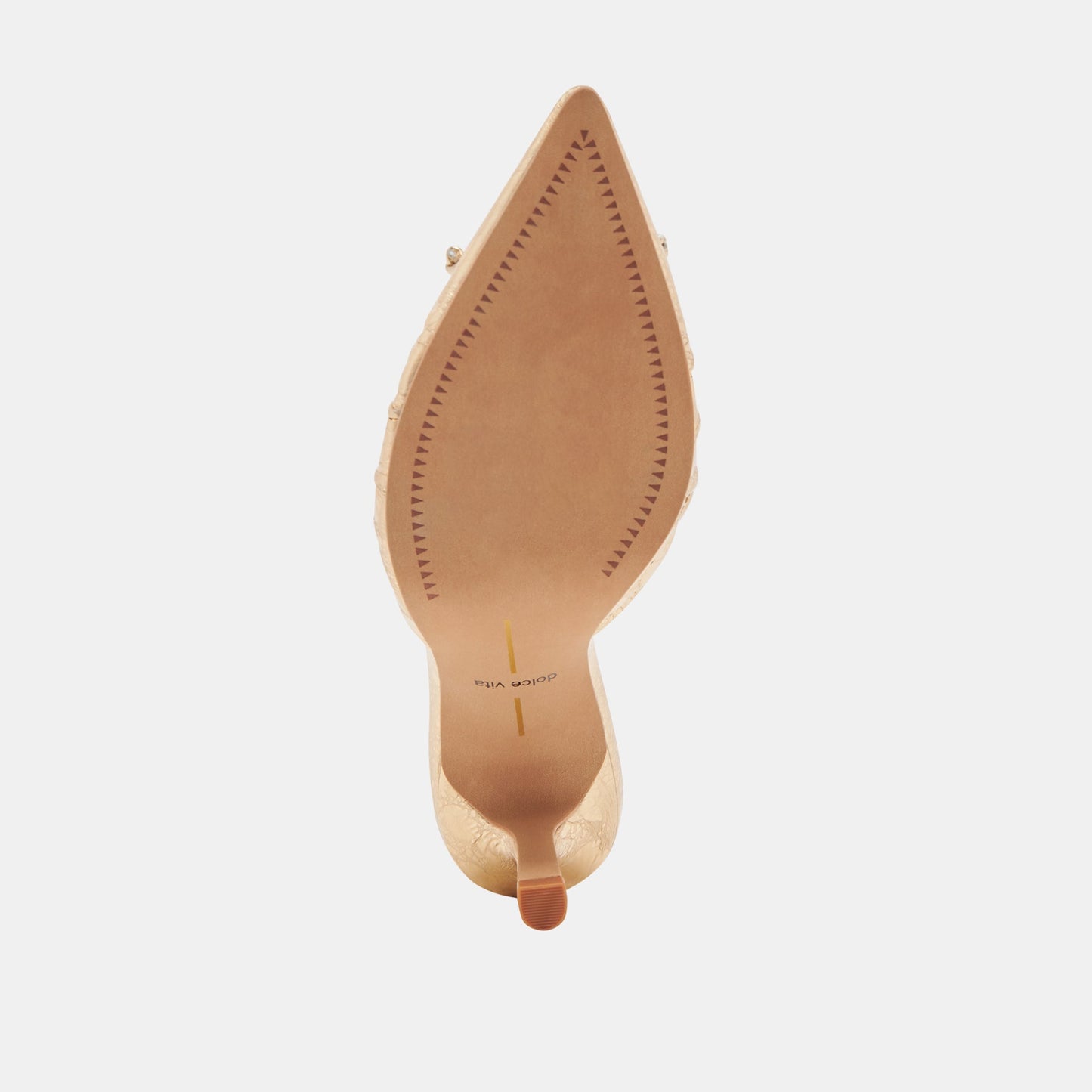 Dolce Vita KAIRI HEELS GOLD DISTRESSED LEATHER