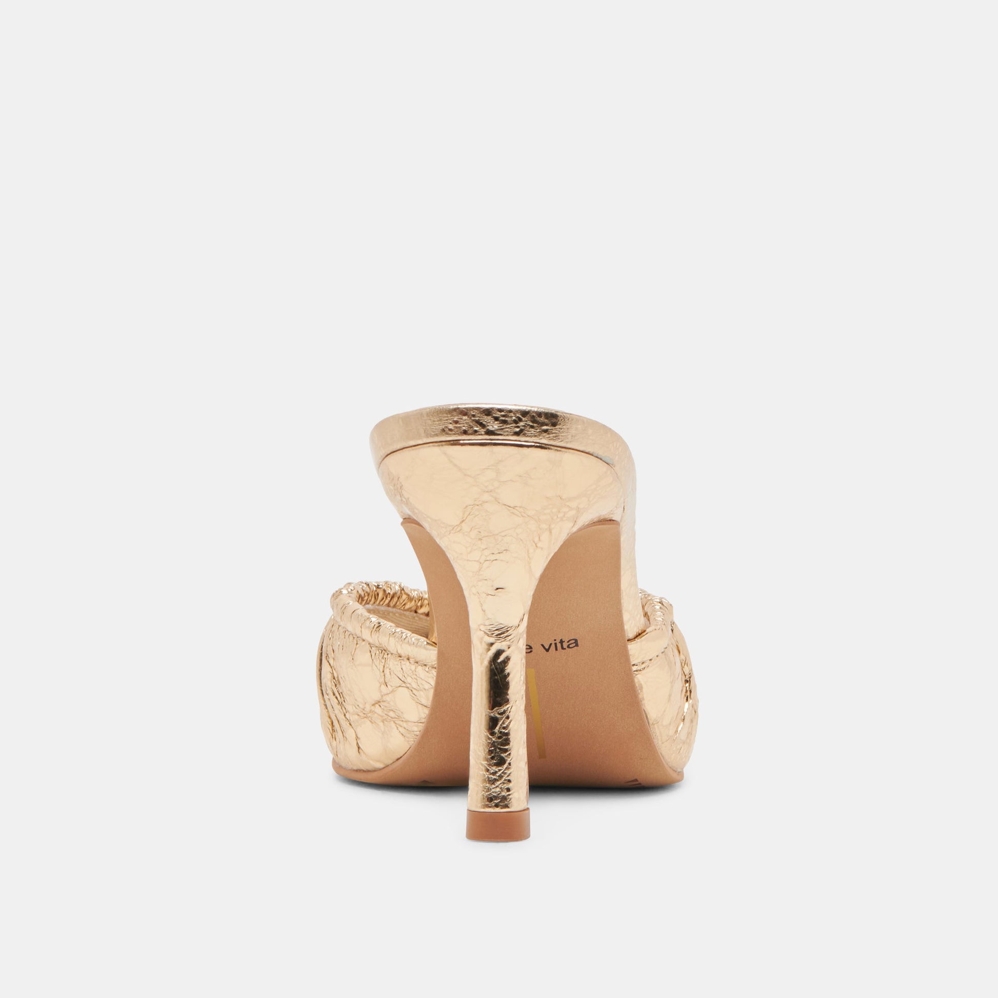 Dolce Vita KAIRI HEELS GOLD DISTRESSED LEATHER
