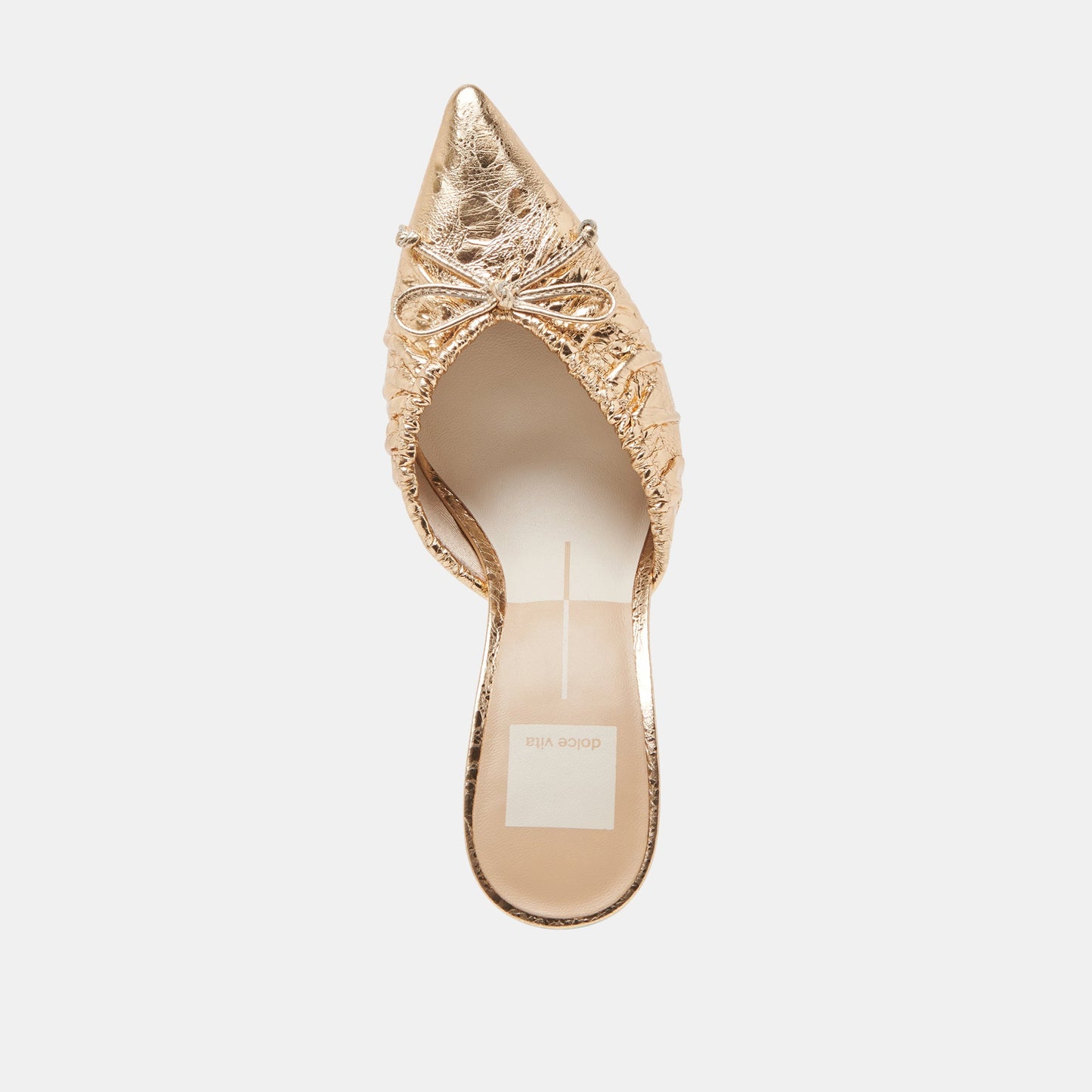 Dolce Vita KAIRI HEELS GOLD DISTRESSED LEATHER