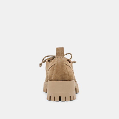 Dolce Vita Milza Olive Suede Loafers