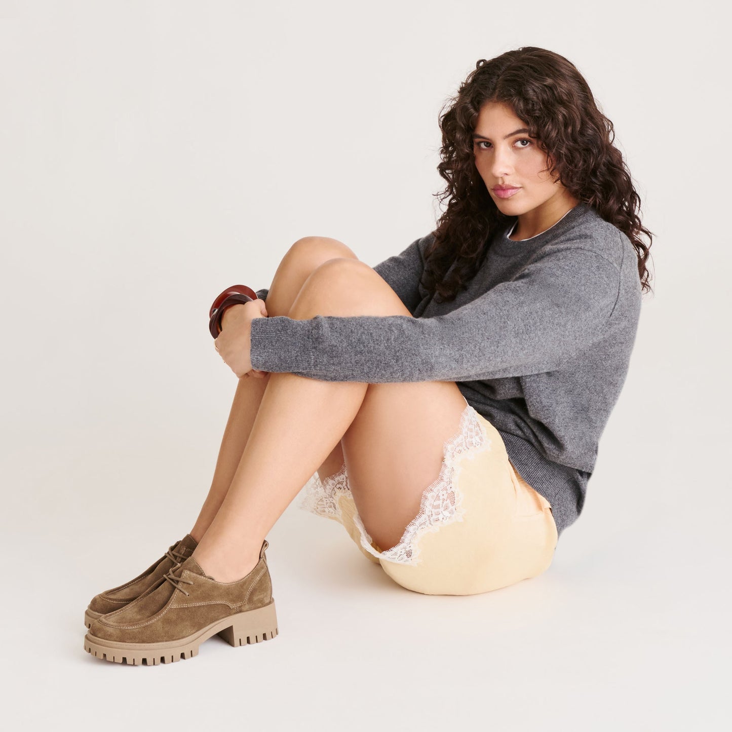 Dolce Vita Milza Olive Suede Loafers