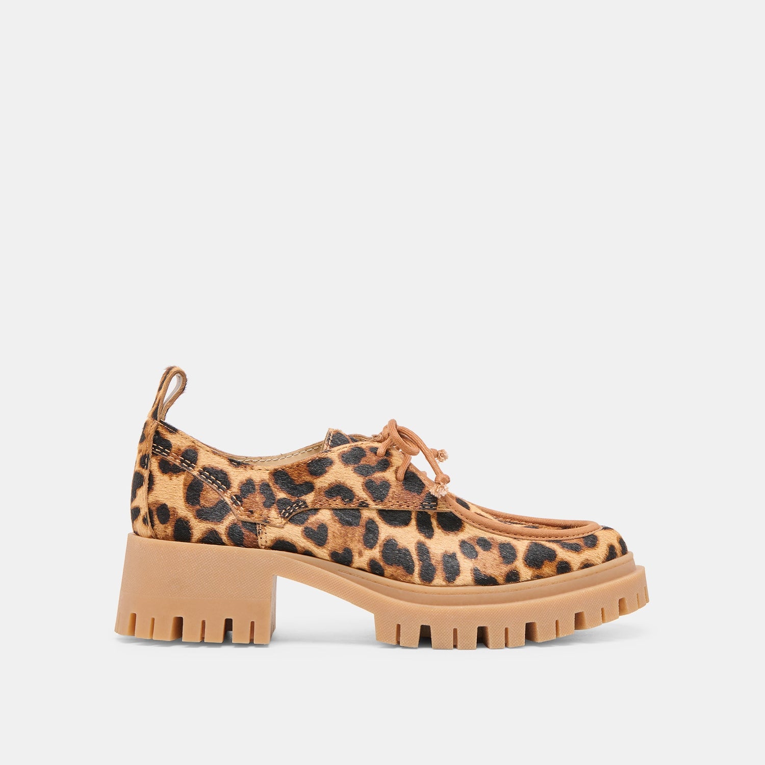 Dolce Vita Milza Dk Leopard Calf Hair Loafers