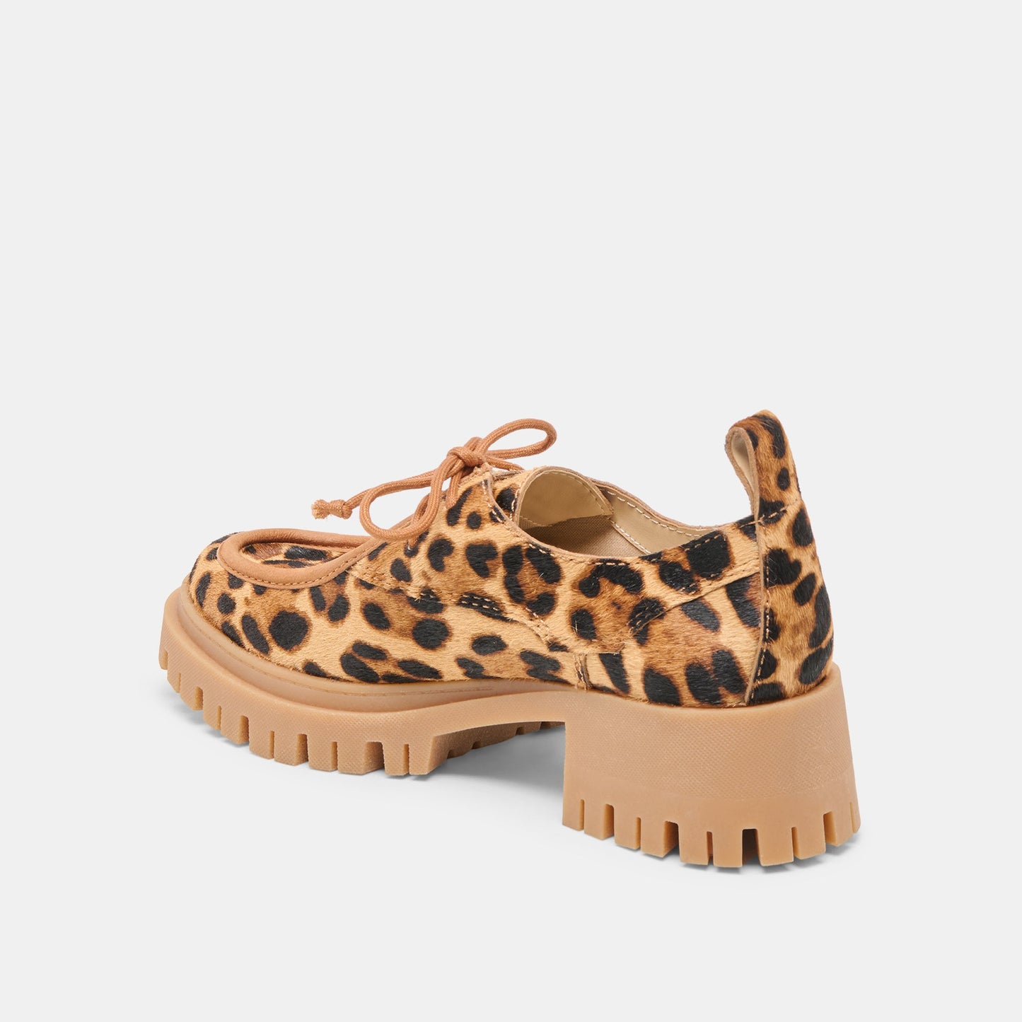 Dolce Vita Milza Dk Leopard Calf Hair Loafers
