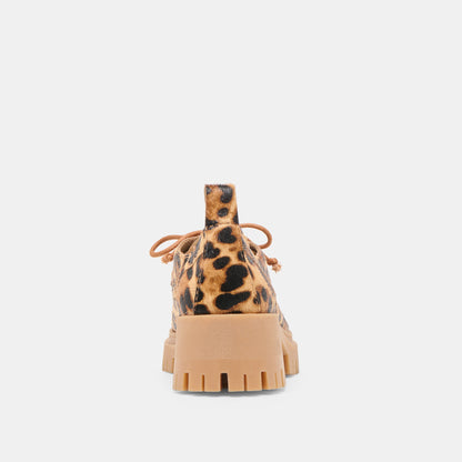 Dolce Vita Milza Dk Leopard Calf Hair Loafers