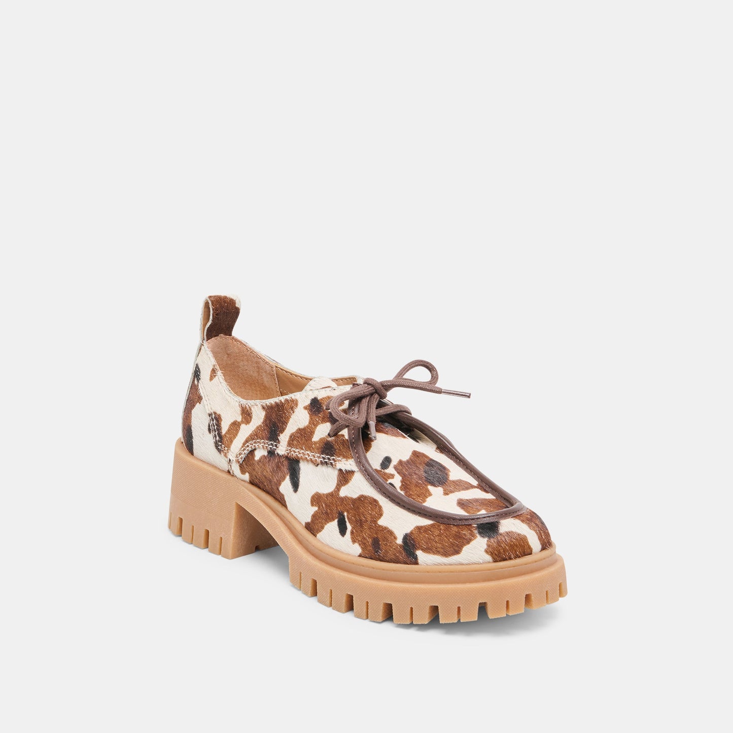 Dolce Vita Milza Cocoa Calf Hair Loafers
