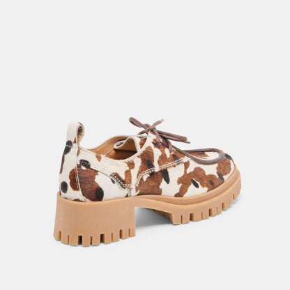 Dolce Vita Milza Cocoa Calf Hair Loafers