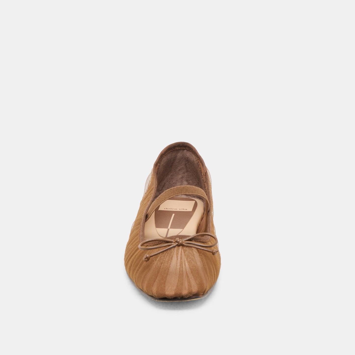 Dolce Vita Raeven Mid Brown Tulle Ballet Flats