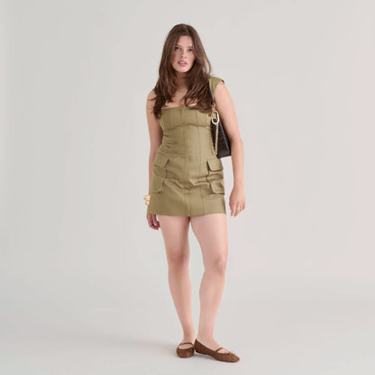 Dolce Vita Raeven Mid Brown Tulle Ballet Flats