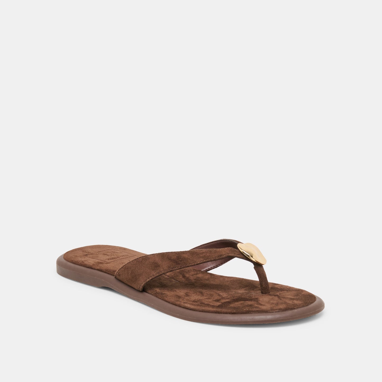 Dolce Vita Jaina Dk Brown Suede Sandals