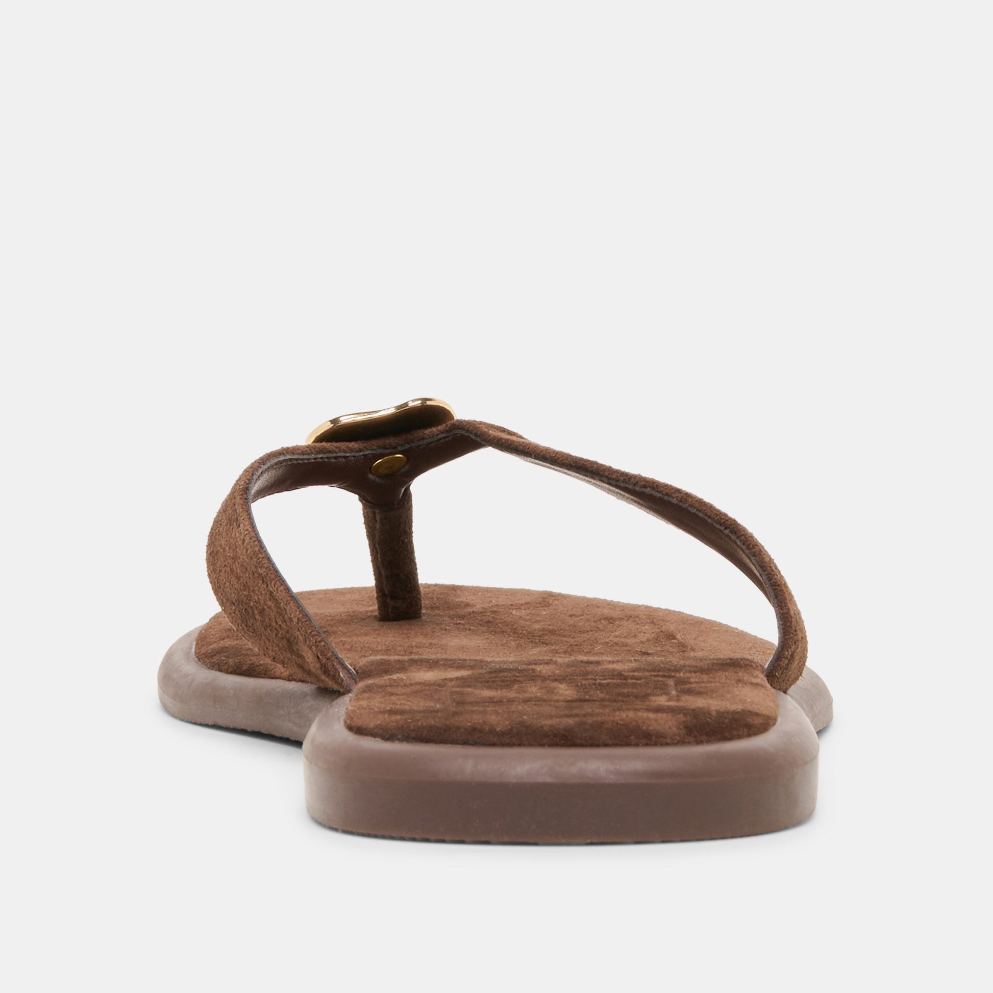 Dolce Vita Jaina Dk Brown Suede Sandals