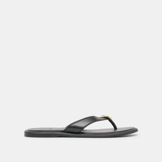 Dolce Vita Jaina Black Leather Sandals