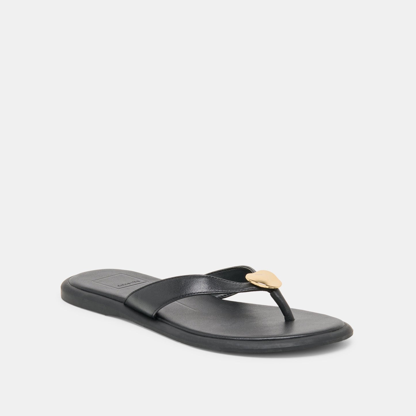Dolce Vita Jaina Black Leather Sandals