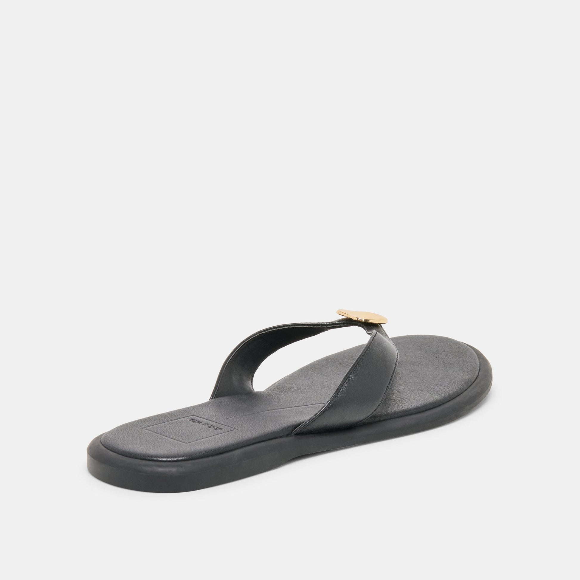 Dolce Vita Jaina Black Leather Sandals
