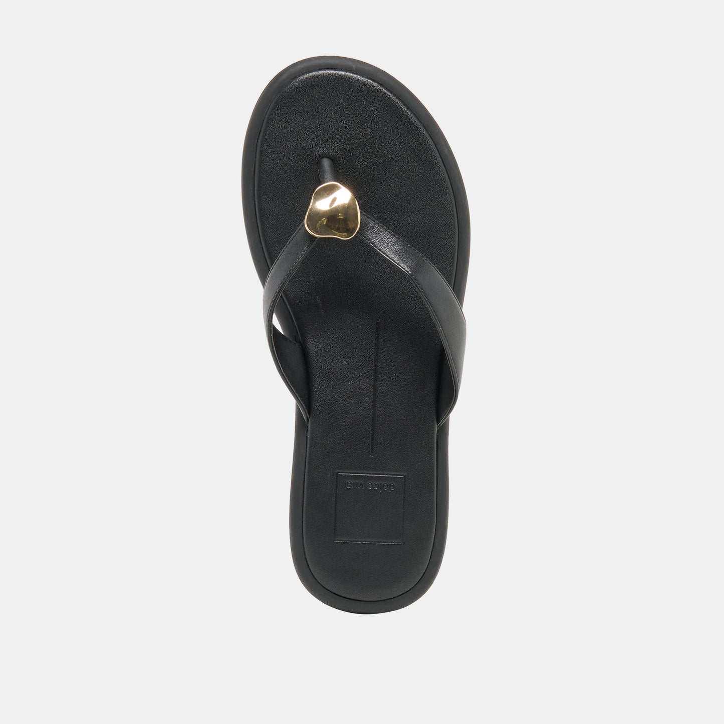 Dolce Vita Jaina Black Leather Sandals