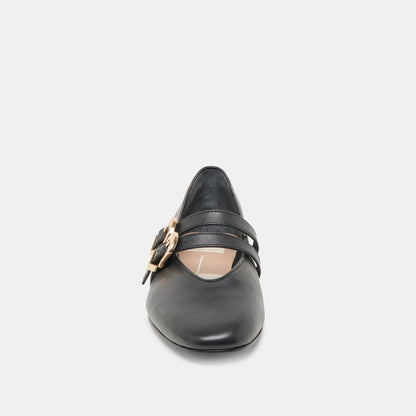 Dolce Vita BAYLEE BALLET FLATS BLACK LEATHER