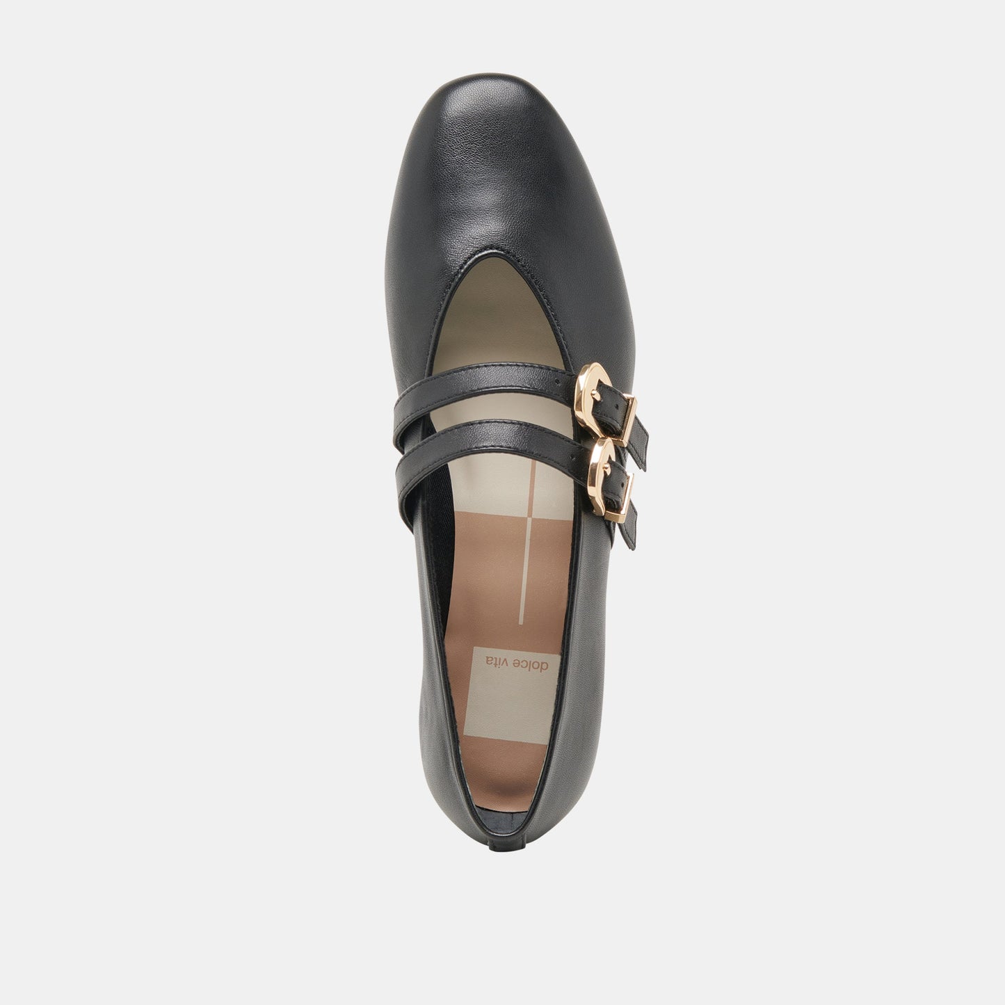 Dolce Vita BAYLEE BALLET FLATS BLACK LEATHER
