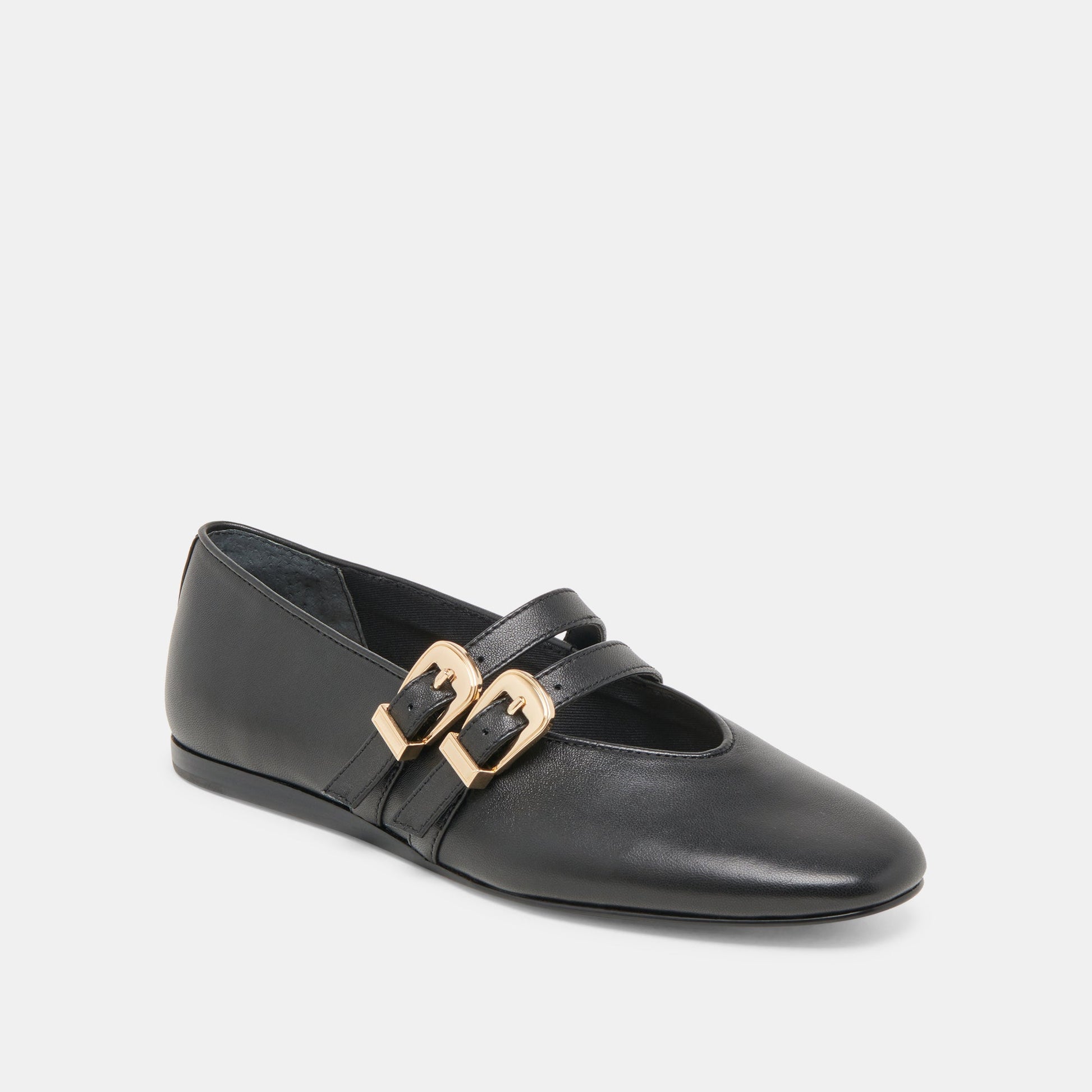 Dolce Vita BAYLEE BALLET FLATS BLACK LEATHER